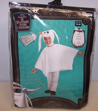 Nightmare Before Christmas Costume Zero Size S/P 2T Lights Up