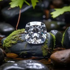 2 CT Cushion Cut Loose Lab Grown Diamond Certified Natural D Color VVS1 Clarity