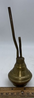 Water Pipe For Tobacco Hooka 6.25  Tall Vintage Solid Brass