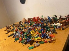 Gro&szlig;es Konvolut 2 Set Cowboy Indiander Wild West  alt Zelt 70er 80er Jahre (19)