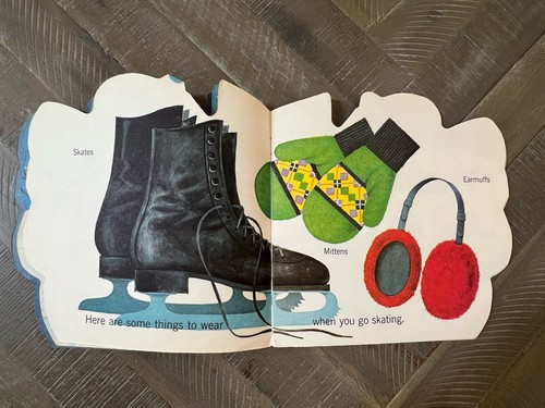 1965 A Golden Shape Book #5919 THE SNOWMAN BOOK 29c - Foto 4 di 14