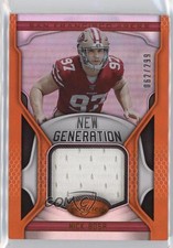 2019 Certified New Generation Jerseys Mirror Orange 62/299 Nick Bosa #NG-NB 2v5