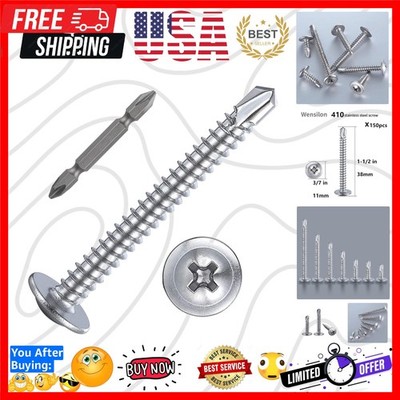 Sheet Metal Self-Tapping Screws 410 Stainless Steel Truss Head High-Strength ...