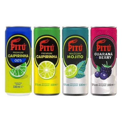PITU Cocktail Tasting Set   4x330 ml | inkl. Pfand EINWEG