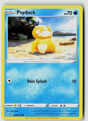 PSYDUCK 024/203 EVOLVING SKIES POKEMON COMMON NEAR MINT NM