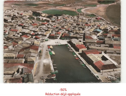 MEZE: le port et la ville vue aérienne 10x15 - Très bon état - Afbeelding 1 van 2