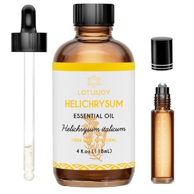 LOTUSJOY Helichrysum Essential Oil, 100% Pure Helichrysum Italicum Oil for Br...