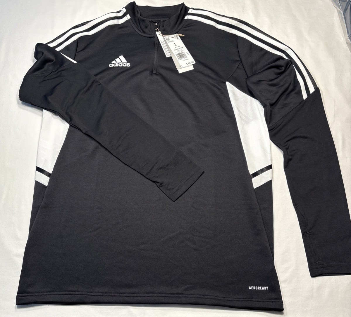 Adidas Men's Condivo Track Top Soccer 1/4 Zip Training HA6269 Size