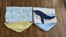 Pottery Barn Kids Whale Bath Towels Hooded 100 Cotton