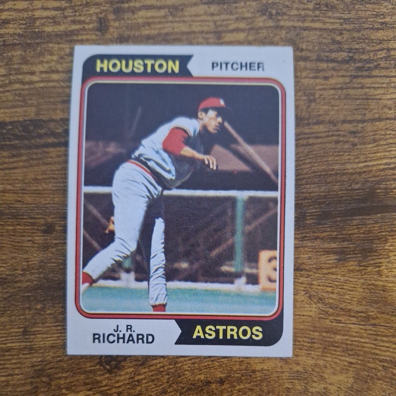 1974 Topps 522 J.R. Richard Houston Astros