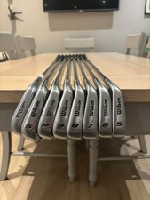 Wilson Deep Red Irons 5-SW + Wilson Harmonized 60 Degree Regular Flex Shafts