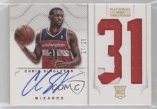 2012 National Treasures Jersey Number Prime 17/25 Chris Singleton #117 Auto e1e