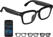 Smart Glasses with Camera, 8MP HD Camera Glasses, 1200P Video Recording Glasses