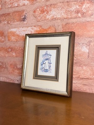 Vintage Anton Pieck 3D Paper Tole Art | ''The Artist'' Shadowbox