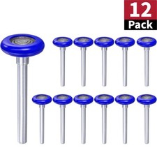 12 Quiet Garage Door Rollers Nylon Door Wheels Replacement With 6200ZZ Bearing