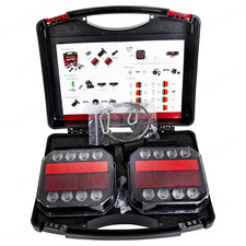 NEW Wireless Magnetic Trailer Lights, Bluetooth Tow Light Kit  USB Car Charger
