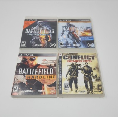 Playstation 3 Battlefield + Conflict 4 Game bundle Tested 