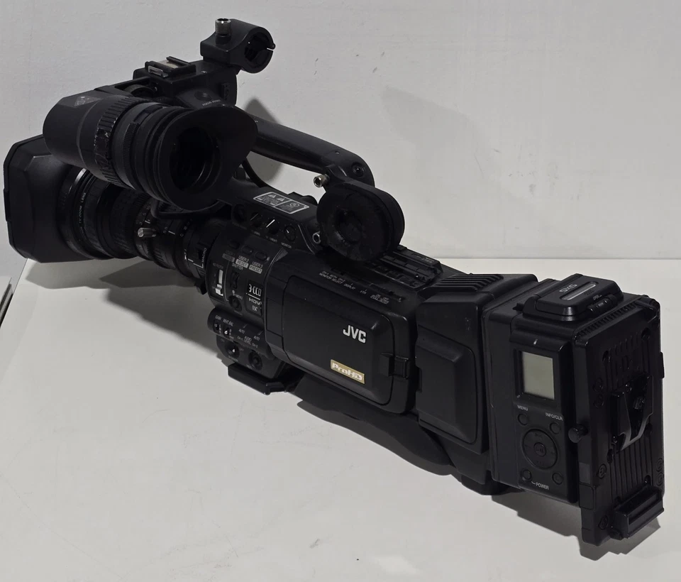 JVC ProHD GY-HD200U HDV 720p Video Camera with KA-MR100G SxS Recorder Low Hours - Image 2 of 4