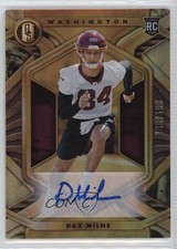 2021 Panini Gold Standard Rookies Auto /199 Dax Milne #193 Auto nd3