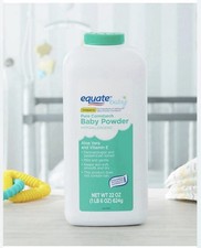 Equate Pure Cornstarch Baby Powder Aloe Vera Vitamin E 22 oz MPN 16950