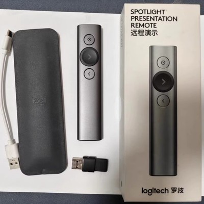 Logitech Spotlight Presentation Remote Advanced Digital Highlighting Black