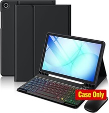 11" Case for Galaxy Tab A11 Plus - Includes Detachable Backlit Keyboard Pen Ho