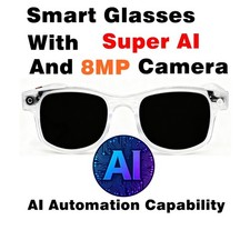 Smart Glasses Wireless Bluetooth Sunglasses Headphones HD Mic Sports Protection