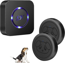 EverNary Dog Door Bell, Wireless Doggie Doorbells for Potty Training, Door Bell
