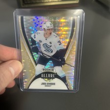 2025-26 UD Allure Rookie Gold Glitter Bomb Jani Nyman 117 Seattle Kraken 196/199