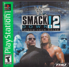WWF SmackDown 2 Know Your Role! (PlayStation 1 PS1) Green Label CIB