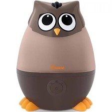 Crane Mini Owl Cool Mist Humidifier EE-8259 Brown 0.5 Gallon Filter-Free New