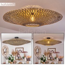 Holz/Schwarz Decken Leuchten Lampen Wohn Schlaf Zimmer Beleuchtung Lichteffekt 