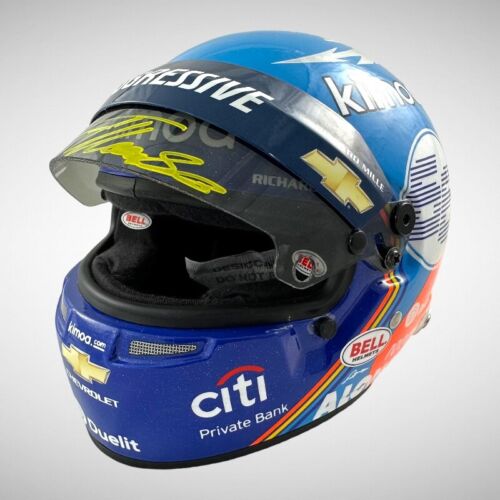 Minicasco firmado por Fernando Alonso F1 Indy 2020 1:2 en caja - Imagen 12 de 14