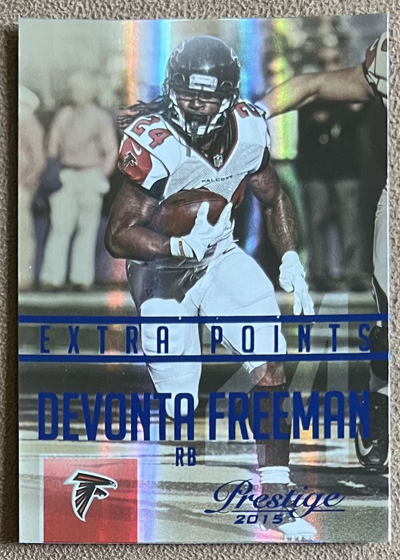 2015 Panini Prestige Extra Points Blue Devonta Freeman Atlanta Falcons #133