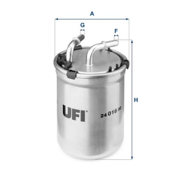 Ufi Kraftstofffilter Passend FüR Audi A1 Seat Ibiza Iv Sportcoupe Vw XL1-image