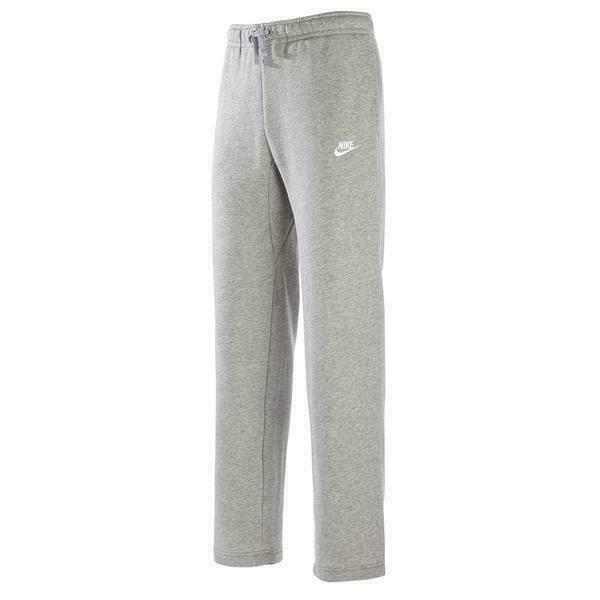 Nike Men's Sportswear Pants Size XL Gray Standard Fit Open Hem Fleece 804395 for sale online | eBay