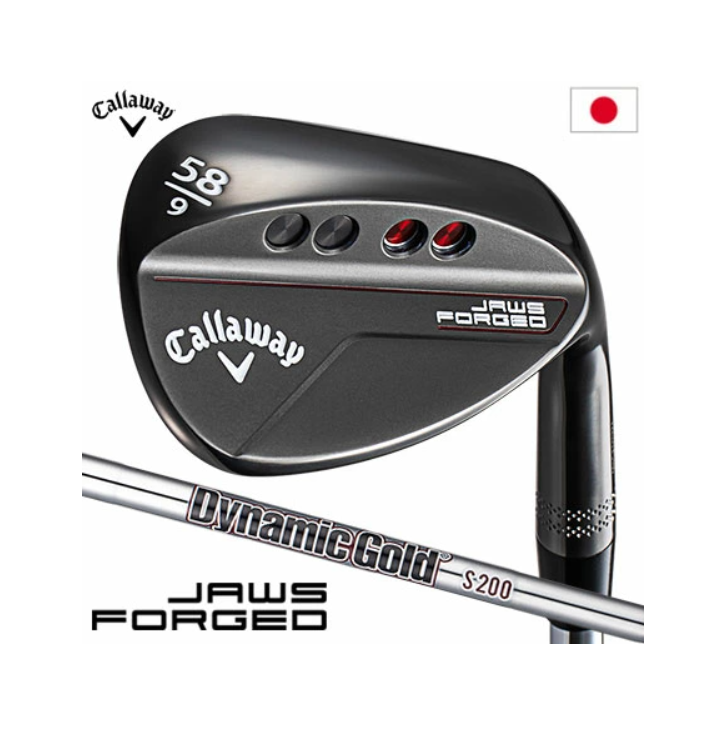 NEW Callaway JAWS FORGED Charcoal Black Wedge #46/10(C) / DG