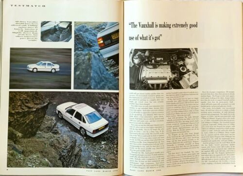 FAST LANE MAGAZINE MAR-1990 - Carlton GSi 3000 24v, Ferrari F40, Porsche 959 - Picture 7 of 10