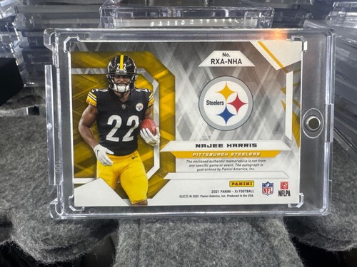 2021 panini XR rookie Xcellence RPA /5 najee harris - Picture 4 of 4