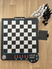 Excalibur Electronic Chess Game Saber III Model 901E-3 Complete Tested Working
