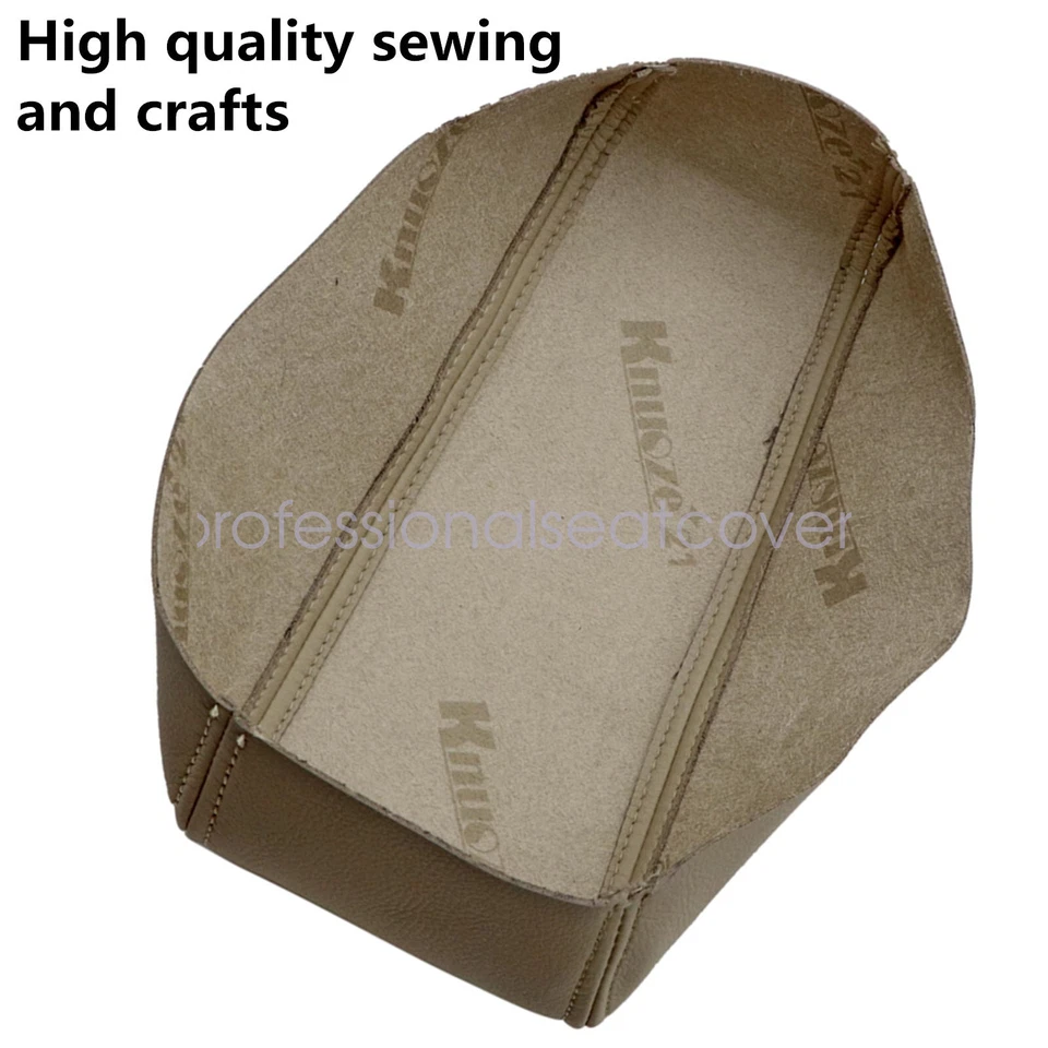 Cubierta de reposabrazos de consola central de cuero tostado para Toyota 4Runner Limited 1996-2002 Foto 3 de 4