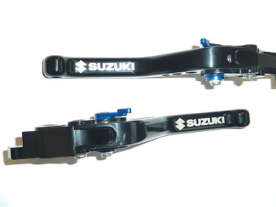 SUZUKI DL1000 V-STROM 2002-20 Kurze Black Brems- & Kupplungshebel R15D6
