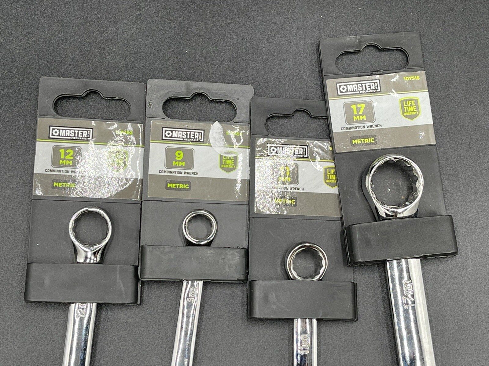 Nine New Master Mechanic Wrenches, SAE And Metric