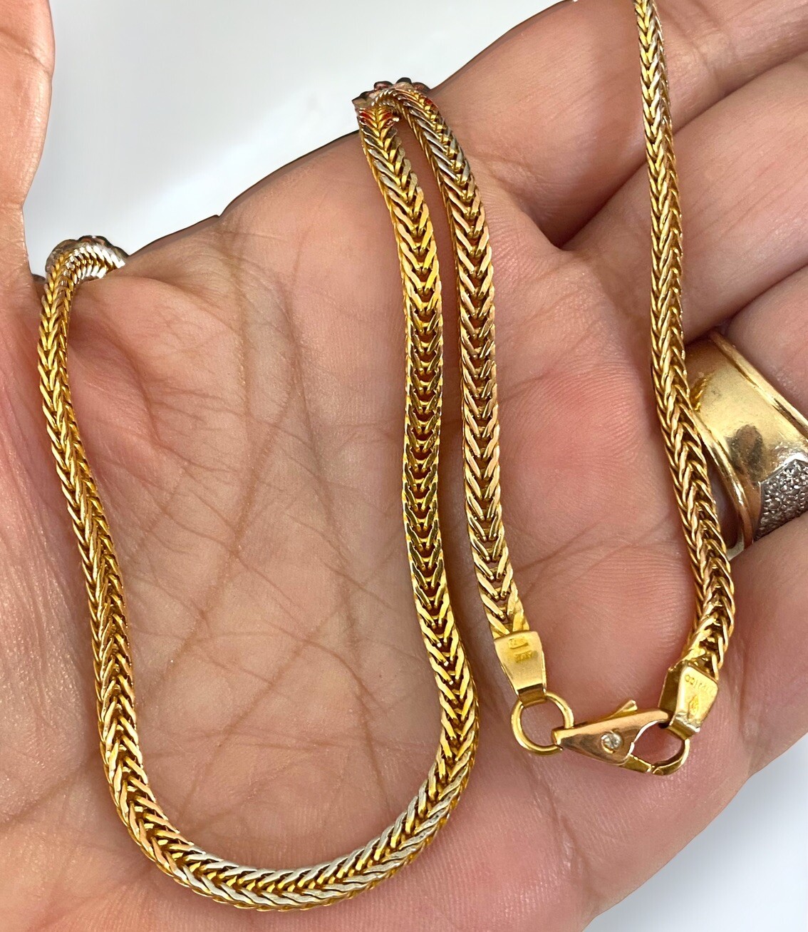 Estate DESIGNER Solid 14K Solid Multi Tone Gold 3… - image 13