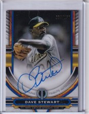 2023 Topps Tribute - Tribute Autographs Dave Stewart #TA-DS Blue /150 (AU)