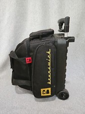 Brunswick 1 Ball Rolling Bowling Bag Retractable Handle Shoe Storage Pockets