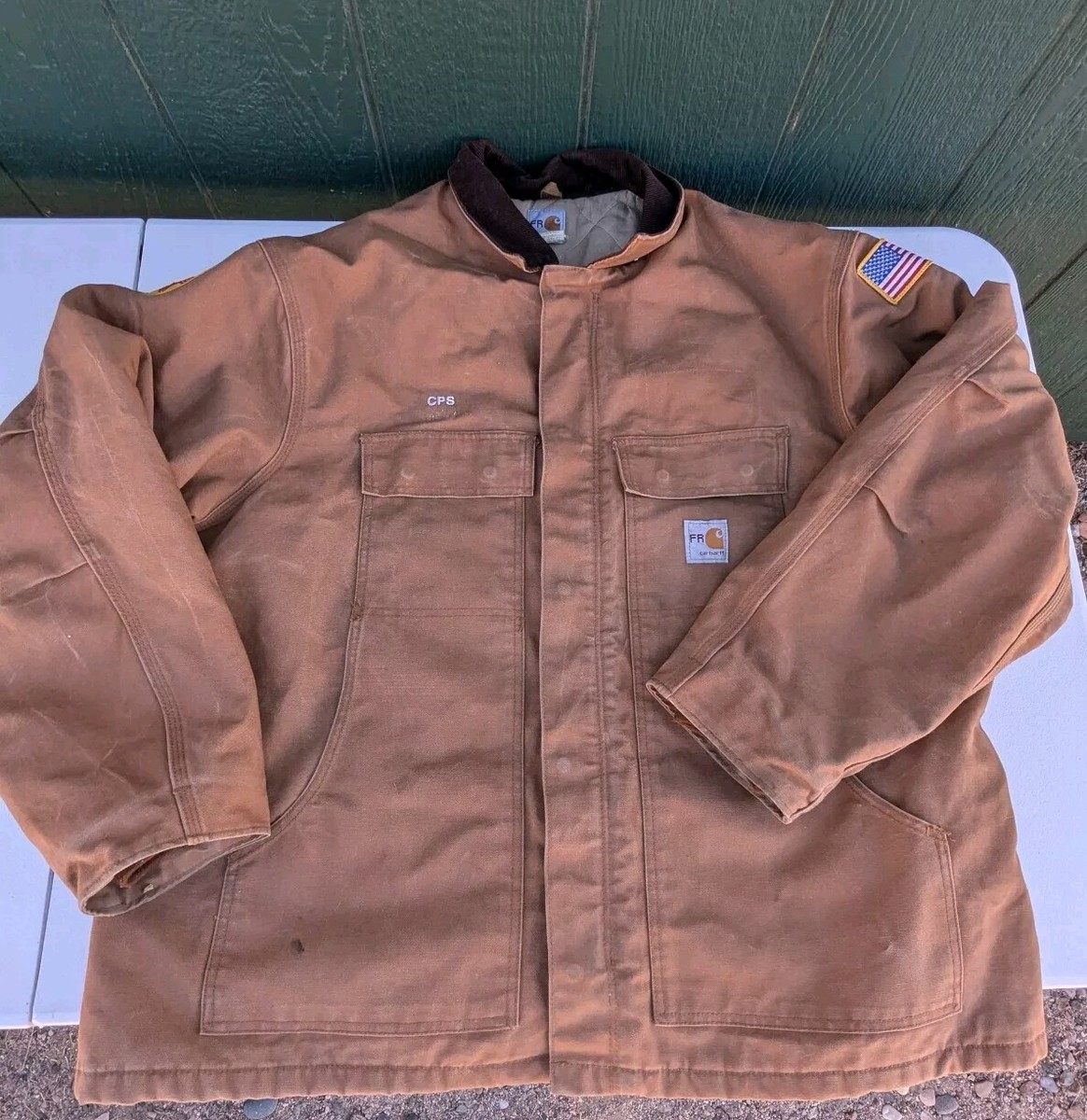 Carhartt Jacket Mens 2XL Flame Resistant Coat 14806 Insulated FR