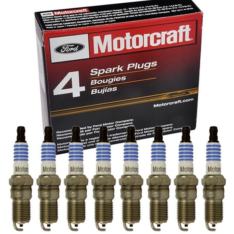 8Ford OEM Motorcraft Spark Plugs SP413 for Ford Lincoln Mercury FlexFuel