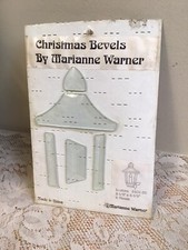 Clear Christmas Glass Lantern Bevel - Marianne Warner - 8400-36 Make It Yourself