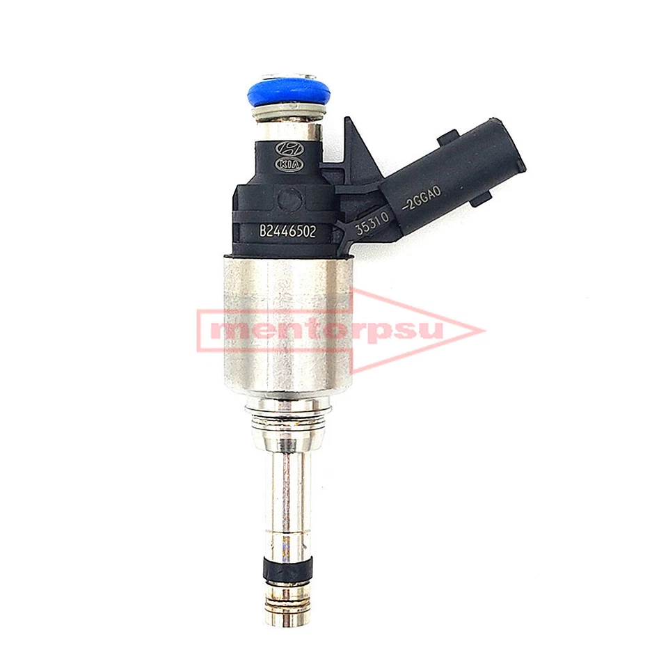 Inyector de combustible OEM de 4 piezas para Hyundai Sonata Kia Sorento 2015-2018 2,4 L 353102GGA0 Foto 4 de 4